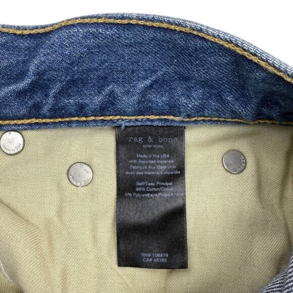 Rag & Bone High Rise Ankle Skinny Jean Women's Size 26 Pamela - Picture 6 of 8